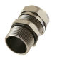 Conector glándula metálico, con rosca