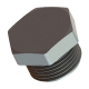 Tapón hexagonal de plástico