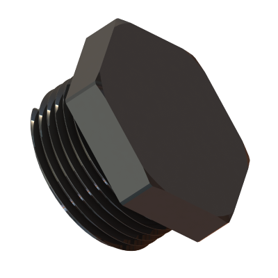 Tapon hexagonal de alto impacto en poliamida para aplicaciones Ex e- Hi Draco-persp-01